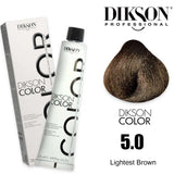 Dikson Hair Color 120ml - Shade 5.0 Natural (Lightest Brown)