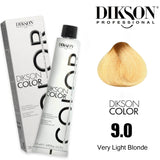 Dikson Hair Color 120ml - Shade 9.0 Natural (Very Light Blonde)