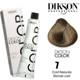 Dikson Cold Naturals Hair color 120ml - Shade 7 (Blonde Cold)