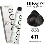 Dikson Hair color 120ml - 4.11 ( Intense ash brown )