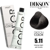 Dikson Hair color 120ml - 5.11 (Intense Light Ash Brown)