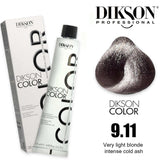 Dikson Hair color 120ml - 9.11  (Very light blonde intense cold ash)