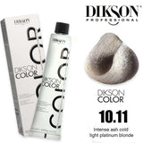 Dikson Hair color 120ml - 10.11 (Intense cold ash light platinum blonde )