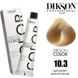 Dikson Hair color 120ml - 10.3 (Light golden platinum blonde)