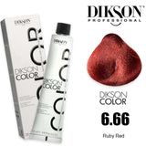 Dikson Hair color 120ml - 6.66 (Ruby Red)