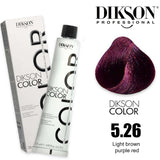 Dikson Hair color 120ml - 5.26 (Light Brown Purple Red)