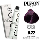 Dikson Violet Intense Hair color 120ml – Shade 6.22 (Dark Blonde intense violet)