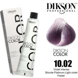 Dikson Violet Intense Hair color 120ml – Shade 10.02 (Blonde Platinum Light Violet Pastel)