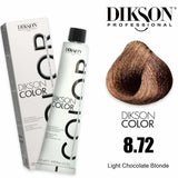 Dikson Hair color 120ml - 8.72 (Light Chocolate Blonde)