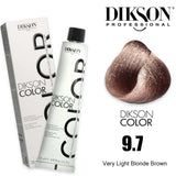 Dikson Hair color 120ml - 9.7 (Very Light Blonde Brown)