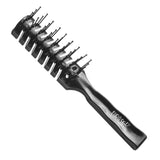 Eurostil Vent Brush 2 Bristle  - Black for Versatile Styling