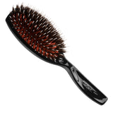 Eurostil Hair Brush Large Cushion with Boar & White Bristle  #01471 : Gentle Detangling and Shine Enhancer