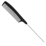 Eurostil Carbon Tail Comb 223mm ( Metail Tail) : Precision Styling Tool for Effortless Hair Management