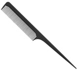 Eurostil Carbon Tail Comb 215mm Durable comb with Precise Hair Management