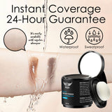 Pilot Hairline Powder 10g – Instant Root & Gray Hair Concealer for Men & Women – Waterproof, Sweatproof, 24HR Coverage – Hairline, Beard, Eyebrow & Sideburn Touch Up with Mirror & Puff Applicator – Black/Dark Brown/Medium Brown