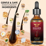 Pilot Minoxidil Biotin hair growth serum with ingredients listed on a beige background