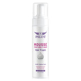 Pilot Curl Mousse 200ml – Lightweight Hair Foam for Curly, Wavy & Coily Hair – Frizz-Free, Hydrating Curl Defining & Shine-Enhancing Styling Foam with Keratin & Sunflower Extract