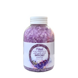 AMORA Caribbean Sea Bath Salt 600g – Aromatic & Colorful Bath Salts in Candy, Blooming Jasmine, Lime & Bamboo, Violet Haze, and Orange Splash