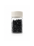 Hair Extension Micro Rings Black Silicone Lined Jar Pack