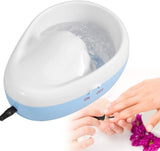Nail Spa Bubble PZ-203 Electric Nail Soaking Bowl with Vibration Massage Cuticle Softener & Hand Spa for Manicure Prep
