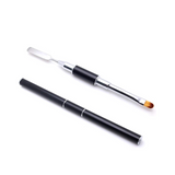 Pilot Double Head Acrylic Nail Brush for 3D Nail Art Design-Black