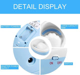 Nail Spa Bubble PZ-203 Electric Nail Soaking Bowl with Vibration Massage Cuticle Softener & Hand Spa for Manicure Prep