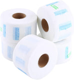 Amora Disposable Neck Roll 5-Pack – White Neck Paper for Salon, Barber, Haircut & Beauty Treatments