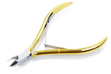 Nghia Gold Plated Nail Nipper N-118 (Double Spring)