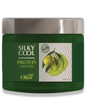 Silky Cool Anti-Hair Loss Hair Mask - Protein & Olive Oil Formula - 500ml