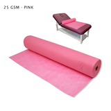 Pilot Disposable Bed Roll 80x180 cm – 25 GSM Pink , Non-Woven Single-Use Bed Sheet for Medical, Salon, Spa, and Tattoo Tables