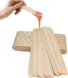 Pilot Disposable Wooden Wax Spatula Sticks (Blue) – 100 Pcs | 6-Inch Birch Wood for Hair Removal, Hard Wax, Sugar Wax, Face & Body Waxing, Salon & DIY Use