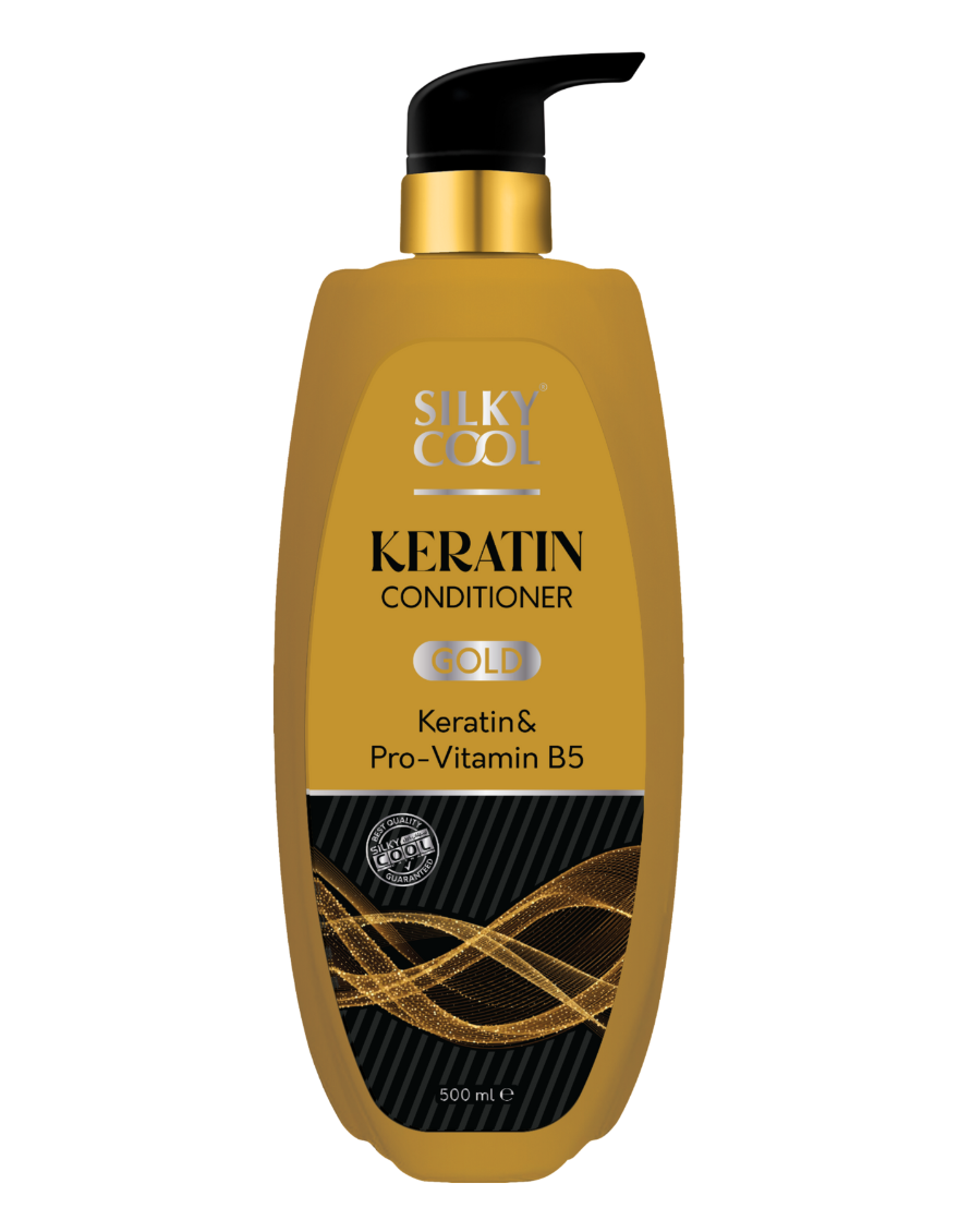 Silky Cool Keratin and Provitamin B5 Conditioner - Strong and Nourished Hair