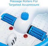 Jully France Feet SPA massager 9508B : Heated Bath, Automatic Massage Rollers, Vibration, Bubbles with 3 Pedicure Attachments