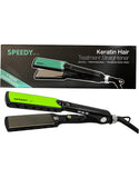 SPEEDY Hair Straightener SP-14 - For Keratin/Protein Treatment - Titanium Plated - Heats upto 470F