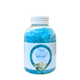 AMORA Caribbean Sea Bath Salt 600g – Aromatic & Colorful Bath Salts in Candy, Blooming Jasmine, Lime & Bamboo, Violet Haze, and Orange Splash