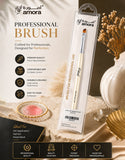 Amora Professional Angled Gel Applicator Brush #4 – Precision Nail Art & Builder Gel Brush