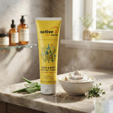 ActiveX Face & Body Lightening & Scrubbing Cream with Argan Oil – Gentle Exfoliating Face & Body Scrub – (150ml/500ml)