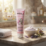 ActiveX Face & Body Lightening & Scrubbing Cream with Lavender – Gentle Exfoliating Face & Body Scrub – (150ml/500ml)