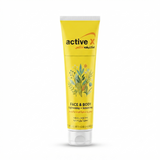 ActiveX Face & Body Lightening & Scrubbing Cream with Argan Oil – Gentle Exfoliating Face & Body Scrub – (150ml/500ml)