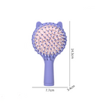 Hair Comb SY773 – Gentle Painless Detangling Comb for Kids, Soft Round Teeth Scalp Massage, Reduces Breakage, For Wet Thick or Curly Hair, Purple