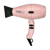 Ram Italian Hair Dryer -Ram Professional Hair Dryer 2400W – Italian Brushless Digital Motor, Lightweight & Quiet Blow Dryer with Ceramic Grill, Cool Shot, 4 Heat & 2 Speed Settings, Fast Drying, Anti-Frizz, Salon-Grade Tool