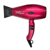 Ram Italian Hair Dryer -Ram Professional Hair Dryer 2400W – Italian Brushless Digital Motor, Lightweight & Quiet Blow Dryer with Ceramic Grill, Cool Shot, 4 Heat & 2 Speed Settings, Fast Drying, Anti-Frizz, Salon-Grade Tool