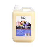 Silky Cool 5L Professional Hair Conditioner – Nourishing Bulk Conditioner with Keratin, Aloe Vera, Milk, Olive, Protein & Natural Extracts for Frizz Control & All Hair Types