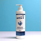 Activex 2in1 Hands and Feet Moisturizing Cream – Deep Hydration & Softening Care for Rough, Dry Skin with Shea Butter – Intensive Nourishing Cream for Cracked Hands and Feet (500ml)