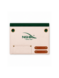 Nghia Canvas Tool Apron Cream and Green Salon Storage Pouch