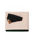 Nghia Canvas Tool Apron Cream and Green Salon Storage Pouch