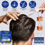 Pilot Minoxidil 5% Hair Regrowth Serum for Men & Women 3×60ml (3 Month Supply) – Extra Strength Topical Treatment for Thinning Hair (Vertex) – With Biotin, Ginseng & Herbal Extracts