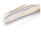 Nghia Light Gold Plated Eyebrow Tweezer T-09 | Shape and Define with Precision