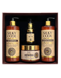 Silky Cool Sulfate-Free Hair Care Gift Pack: Shampoo, Conditioner, Serum, Mask in UAE