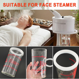 Jully France Glass Steamer Jar P-03 for Facial Steamer Machine Models 10 & 13 – Transparent Replacement Glass Reservoir